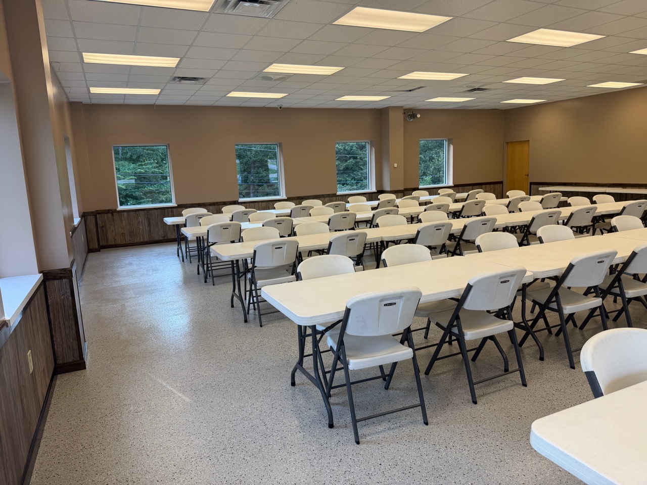 Additional interior view of Frenchtown Community Center